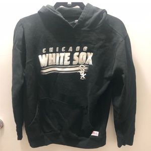 Chicago White Sox hoodie sweatshirt, black and white, size XL (Boys)